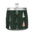 thumbnail image 7 of Yayeee Ashtray with Lid for Cigarette Smokeless Stainless Steel Home Ash Holder, Green Christmas Trees, 7 of 7