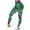 Green, variant on Women Casual Sports Yoga Pants – Colorful Carnival Printed High-Waist Tummy-Control Leggings for Workout, Running & Fitness