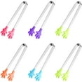 thumbnail image 1 of Qianli Mini Silicone Tongs, 6PCS Kitchen Tongs, Kitchen Gadgets, 1 of 5