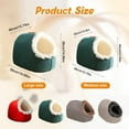 thumbnail image 4 of Cat Caves for Indoor Cats, 2026 New Soft Winter Warm Pet Cave Bed, Removable Cushion Warming Pets Cozy Enclosed Cat House with Non-Slip, Cozy Indoor Nest for Cats and Small Dogs (Red, L), 4 of 10