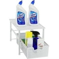 Simple Houseware Stackable Under Sink Kitchen Storage Organizer Sliding