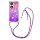 thumbnail image 1 of Funda para Honor 90 5G Brillantina Líquida Divertida Reluciente y con Cristales en Movimiento Cuerpo Cruzado con Cordón Ajustable, 1 of 5