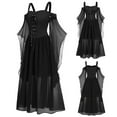 2024-new-lace-halloween-womne-shoulder-black-clothes-for-women-gothic