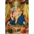 thumbnail image 3 of Zanobi Strozzi 18x24 Black Modern Framed Museum Art Print Titled - The Madonna of Humility with Two Musician Angels (1448 - 1450), 3 of 5