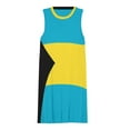 thumbnail image 3 of Bahamas Flag Spring Summer Dresses for Women Fashion T-shirt Dress Casual Sleeveless Loose Sundress with Pockets, 3 of 5