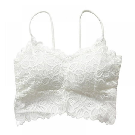 

Fashion Full Lace Cross-Back Slim With Chest Pad Gathered Hollow Tube Top