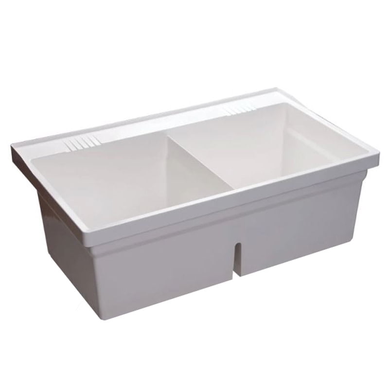 Proflo Pflt4024w Double Basin Wall Mounted Laundry Sink White Com - How To Mount A Laundry Tub The Wall Proflo Pflt4024w Double Basin Wall Mounted Laundry Sink White Com - How To Mount A Laundry Tub The Wall