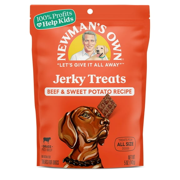 Newman's Own Beef & Sweet Potato Jerky Treats for Dogs