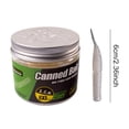 thumbnail image 4 of Señuelo Gusano Cola Recta 60 Uds. 60mm Gusano Suave Olor A Pez Swimbait (blanco), 4 of 4