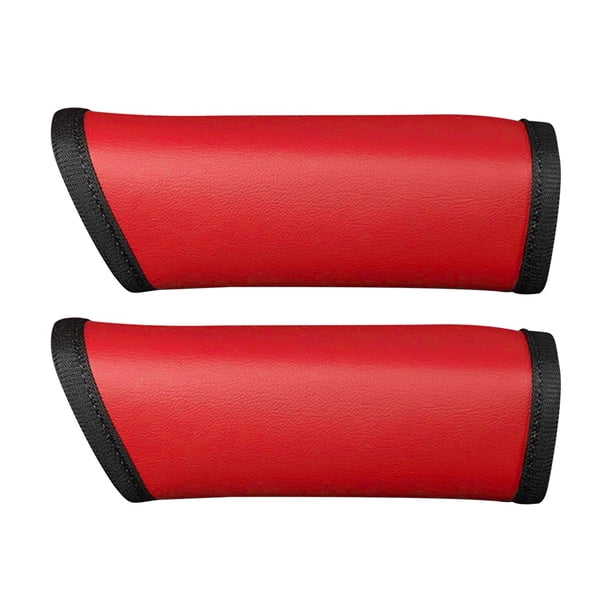 2 protectores para manijas de puertas de coche, accesorios de modificación Rojo