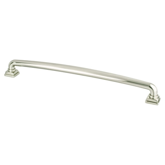 Berenson 1302-1BPN-P 12 in. CC Tailored Traditional Appliance Pull with Brushed Nickel