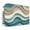 Teal Brown White, variant on Teal Beige Ombre Indoor Air Conditioner Cover, Double Insulated AC Covers for Inside, Moire Modern Abstract Art Geometric Waterproof Window Air Conditioner Covers with Elastic Straps 17"Lx13"Wx3.5"D
