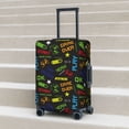 thumbnail image 2 of Lsque Pixel Game Printed Luggage Cover, Travel Luggage Protector,Scratch and Dirt Resistant, Fits 18-32 Inch Luggage - Medium, 2 of 9