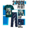thumbnail image 2 of Tuff Guys Boys Pajama Set - 2 Piece Short Sleeve Sleep Shirt and Pajama Pants Sleepwear for Boys (8-16), 2 of 7