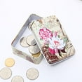thumbnail image 5 of BNNG Clearance Craft Room Storage and Organization Cute Rectangular Tinplate Storage Box Creative Candy Jewelry Packaging Small Tin Box Mini Itmes Storage Boxes Cute Gifts for Women Kids Storage, 5 of 9