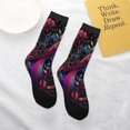 thumbnail image 4 of Uemuo Artistic Colorful Bird Printed Kids Boys Socks Seamless Crew Socks Crazy Funny Athletic Sport Socks for Children, 4 of 6