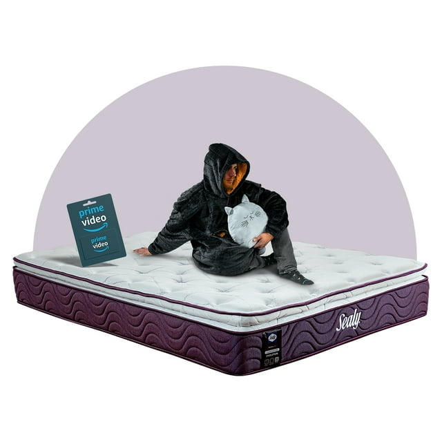 Colchón Sealy New Manchester Queen Size + Maxi Hoodie + Gatito + Gift Card