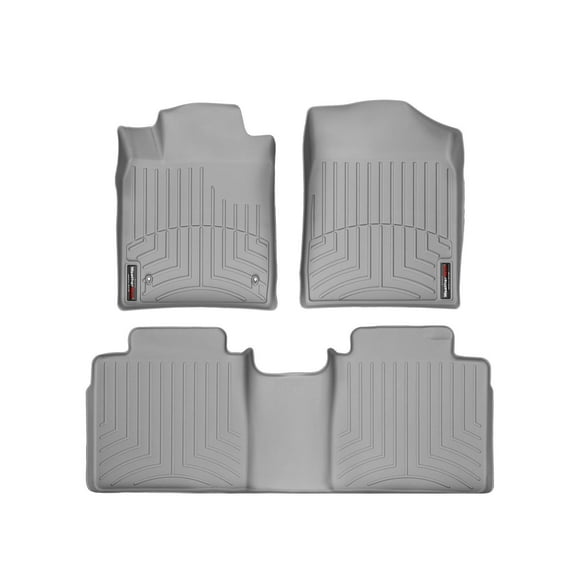 WeatherTech Custom Fit FloorLiners compatible with 2005-2012 Toyota Avalon - 1st & 2nd Row, Grey