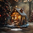 thumbnail image 4 of Ihhxbs Nativity Scene Ornament Decoration for Workspace, Living Room, Study, Bedroom Desktop, 1 Pc, 4 of 5