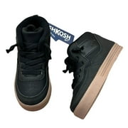 OshKosh Bgosh Munir Little Boys Slip-on High Top Sneakers Size 11 Black-Tan