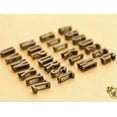 thumbnail image 5 of U8MO Craft DIY Alphabet Letter "A-Z" Slide Charm Beads Fit 7mm Slider Wristbands-26pcs Bronze Tone "A-Z" Letter, 5 of 9
