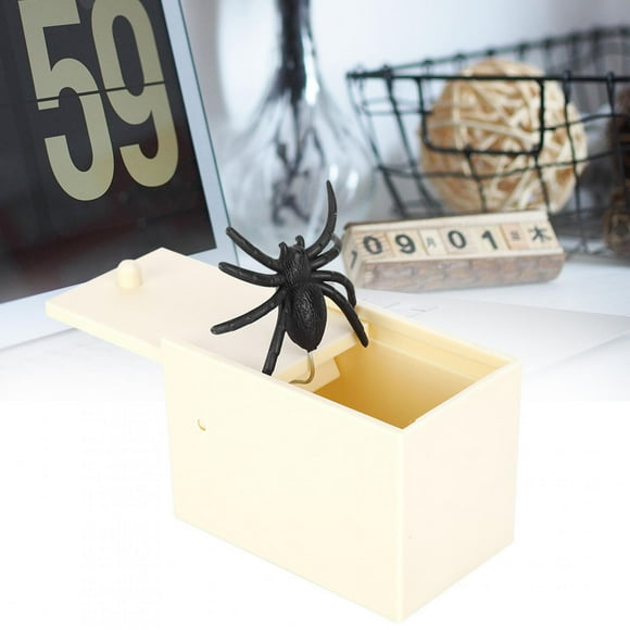 ANGGREK Fake Spider Box,Spider Box,Simulation Fake Spider Box Funny Trick Prank Toy Gift For April Fool's Day