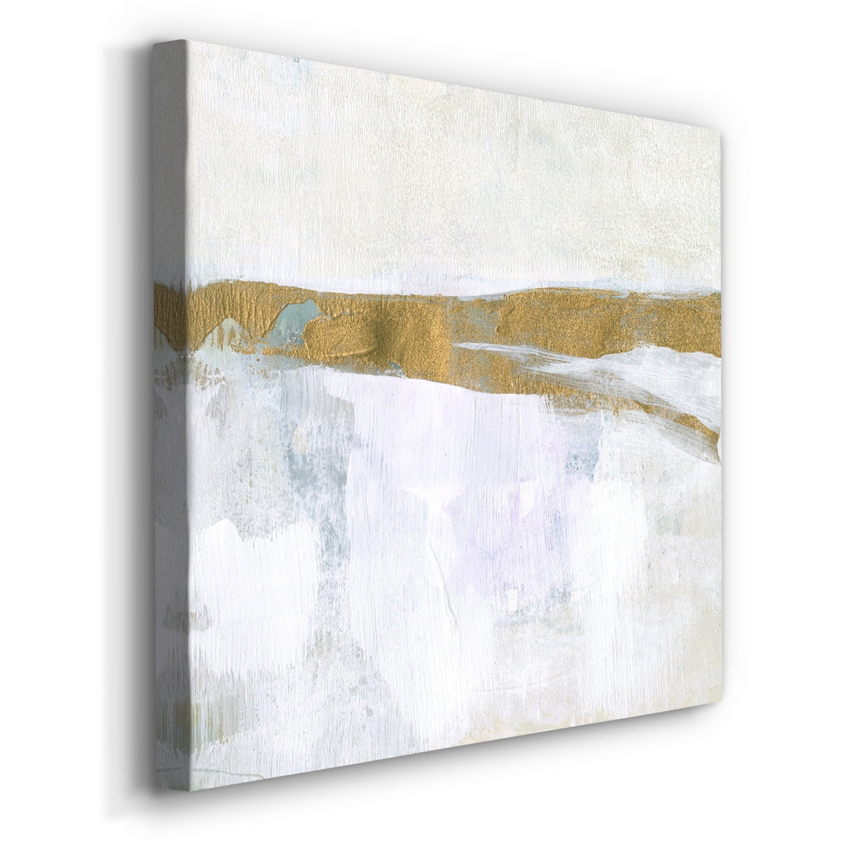 Wexford Home Gold Ribbon Horizon II-Premium Gallery Wrapped Canvas, 10" x 10" - Ready to Hang