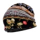 thumbnail image 5 of Gorro holgado y holgado con estampado para hombre y mujer, gorro de quimioterapia, gorro para dormir para la caída del cabello Negro, 5 of 6