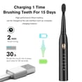 thumbnail image 4 of Kokovifyves Adult Electric Toothbrush with 4 Brush Heads and Travel Case Household Soft Bristle Cleaning Toothbrush Fully Automatic Intelligent Toothbrush Teeth Whitening, 4 of 8