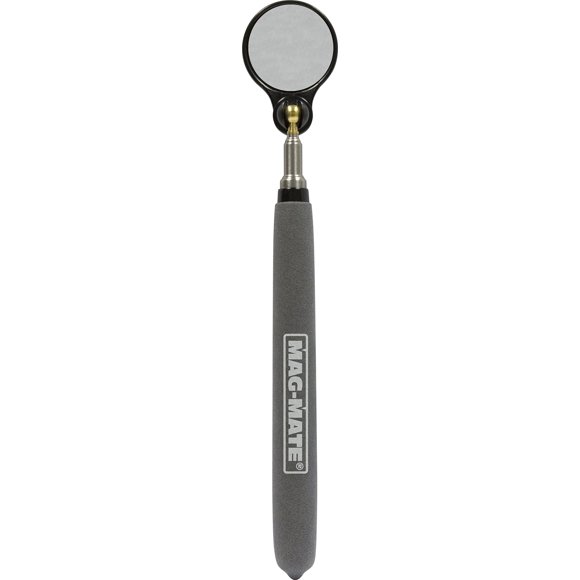 MAG-MATE IMS115 Telescoping Round Stainless Inspection Mirror, 35"