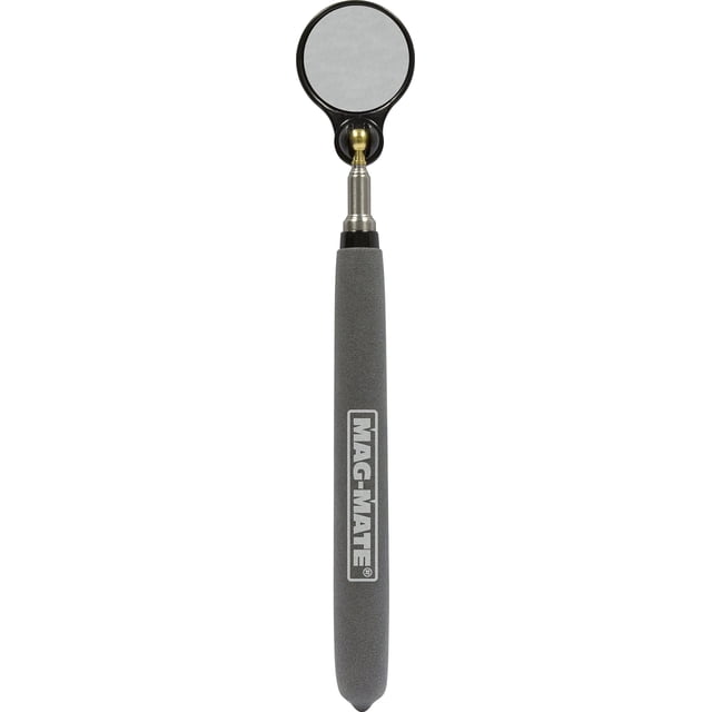 MAG-MATE IMS115 Telescoping Round Stainless Inspection Mirror, 35"
