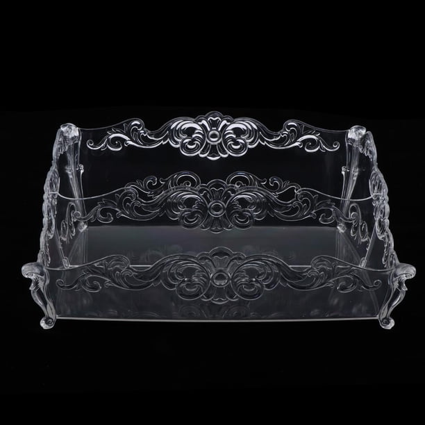 Organizador De Maquillaje Multiusos - Gran Ahorrador De Espacio Para Lavados, Bases, Perfumes, Aceites Esenciales, Lociones, De Uñas, Joyería Transparente Macarena Cajas de almacenamiento de maquillaje