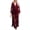Wine Red, variant on Women's Sexy Deep V Neck Boho Dress Lace Floral Ruffle Wedding Bridesmaid Cocktail Party Long Maxi Dress S White-5