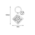 thumbnail image 2 of School Bus Driver Keychain Thank You For The Sweet Ride Engrave Keyring Graduation Key Chain Nursery Scool Ending Gift, 2 of 5