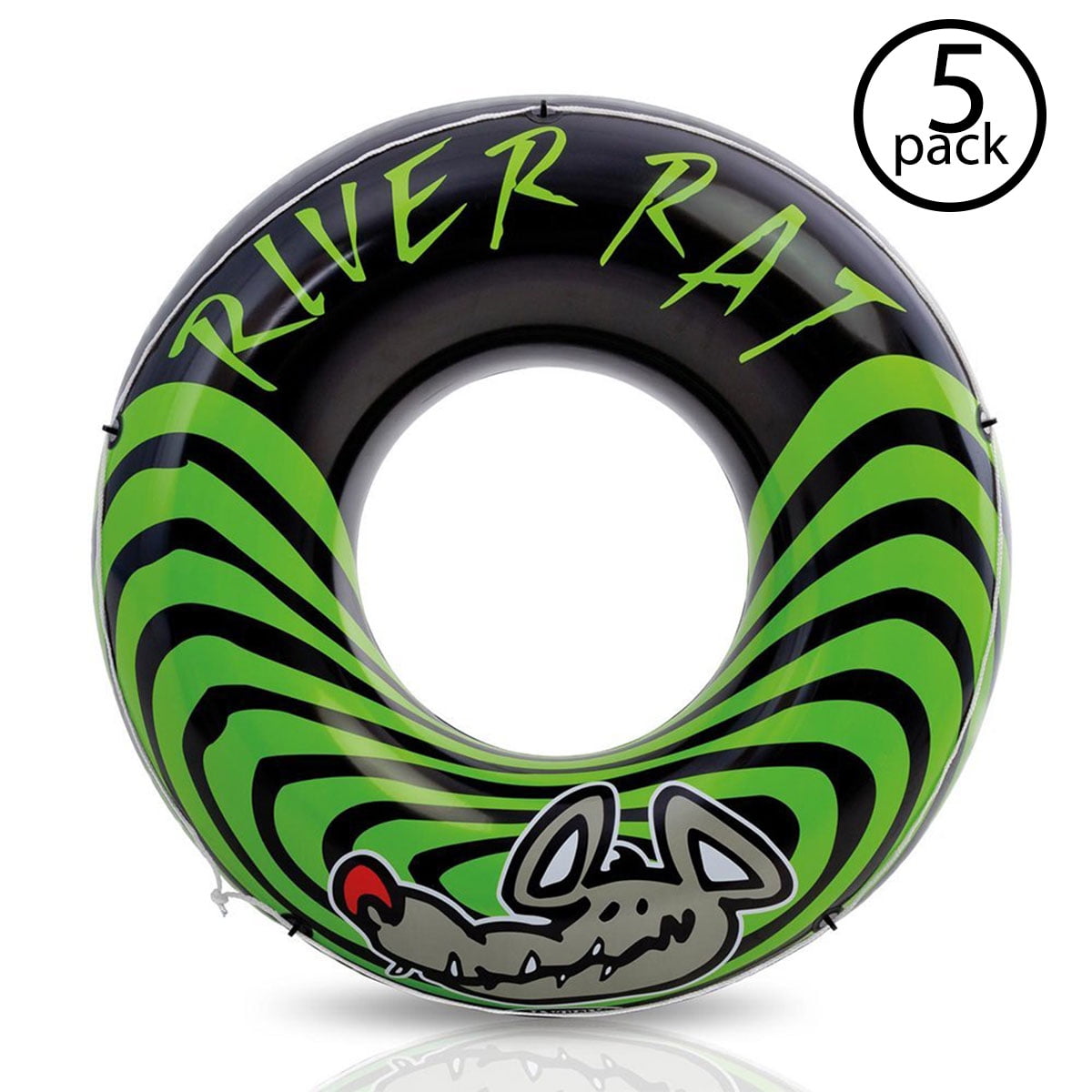 Intex River Rat 48Inch Inflatable Tube Raft For Lake, Pool, or River