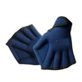 thumbnail image 1 of Gants de Natation Sans Doigts en Toile Accessoires de Plongée Paddles Résistantes à l'Eau, Unisexe, 1 of 6