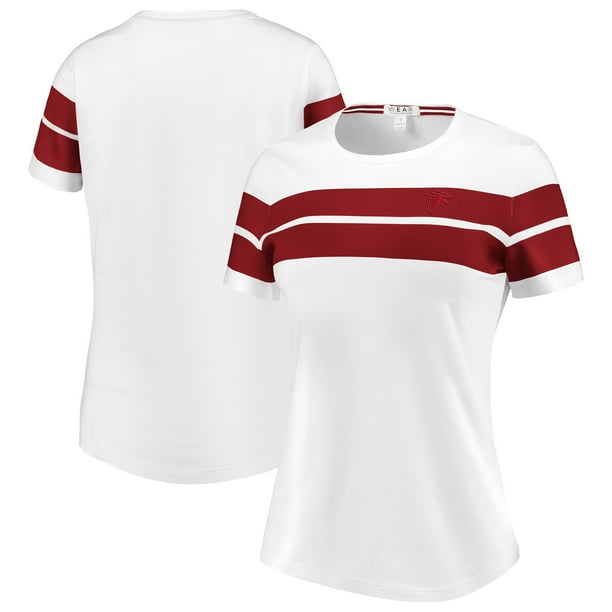 Atlanta Falcons Wear By Erin Andrews Women S T Shirt White Walmart Com Walmart Com