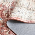 thumbnail image 5 of SAFAVIEH Arizona Lancaster Oriental Polyester Area Rug, Rust/Gold, 6' x 6' Round, 5 of 7