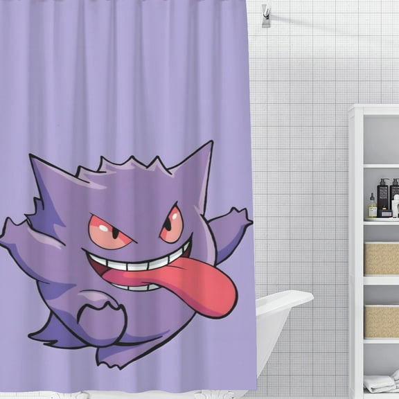 Gergar Shower Curtain 35*70.8 Inches Waterproof And Durable Vivid Patterns Instantly Elevates Bathroom Style