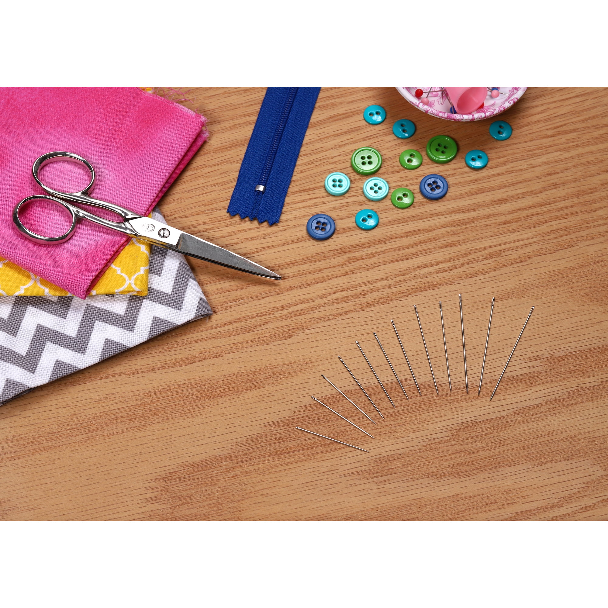 Hello Hobby Steel Sharps Hand Needles, Size 1/5, 16 Count