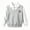 Gray, variant on XRoczxe Girls Fake‑Two‑Piece Sweatshirt, V‑Neck Striped Trim Vest‑Style Long Sleeve Preppy Pullover Top Gray