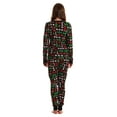 thumbnail image 3 of Just Love Women's Thermal Underwear Pajamas Set (Black - Holiday Mash Up, X-Small), 3 of 3