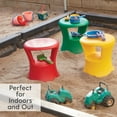 thumbnail image 6 of ECR4Kids Lil' Sprout Stool for Kids and Adults - Flexible Indoor/Outdoor Plastic Stool or Side Table with Storage - 15", Blue, 6 of 8