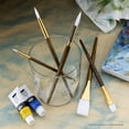 thumbnail image 5 of White Taklon Value Pack Brush Set-5/Pkg, 5 of 5