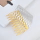 thumbnail image 5 of WORGEOUS 30 piezas de pinzas para el cabello, peines, alambre de hierro, 10 dientes, peines, peines insertados para mujeres y niñas (dorado), 5 of 8