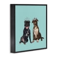 thumbnail image 3 of Stupell Industries Contemporary Royal Pit Bulls with Crowns Black Framed Giclee Art, 17 x 17, by Amelia Noyes, 3 of 8