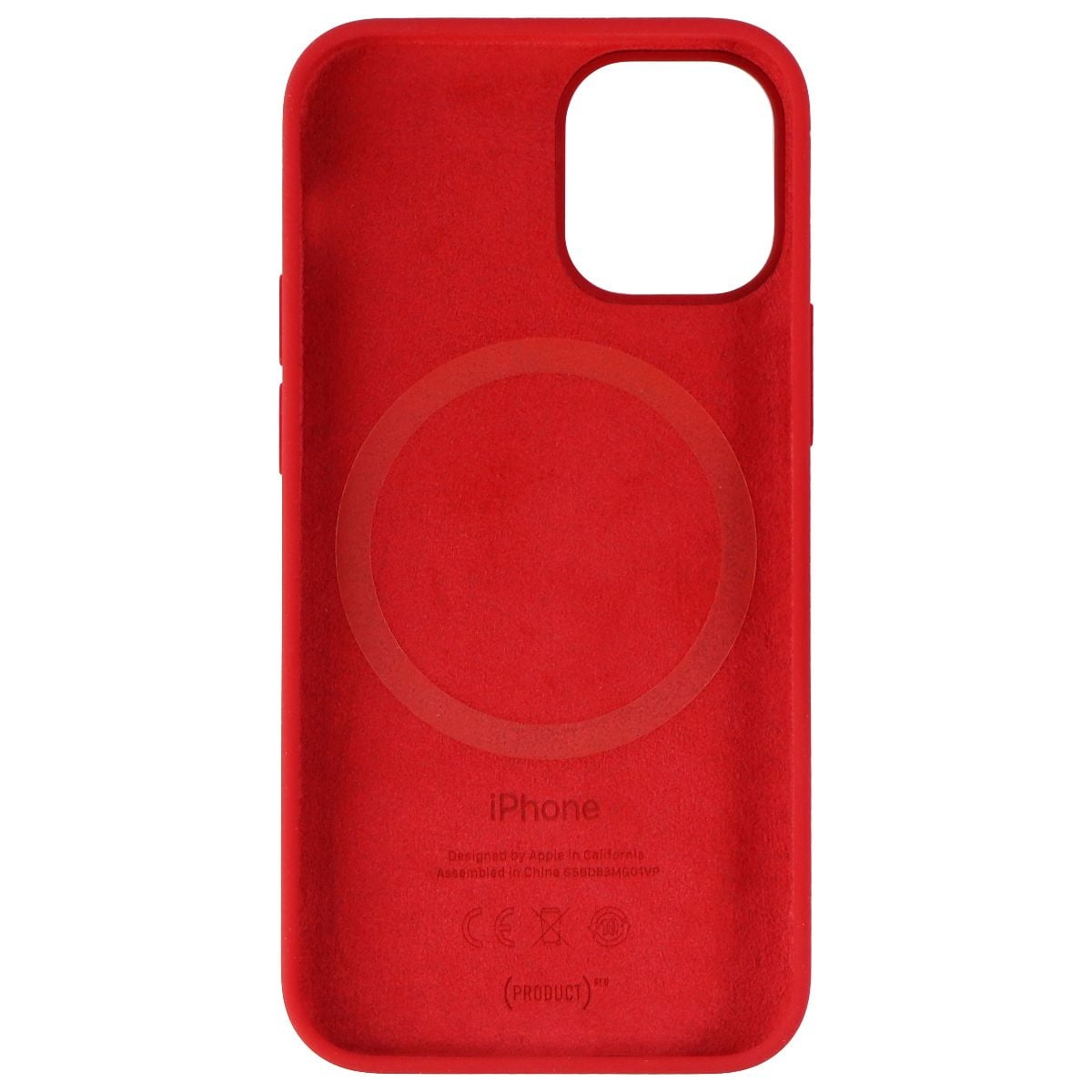 Apple iPhone 12 mini PRODUCT(RED)本体 ケース付 Apple iPhone 12 Mini Silicone Case with MagSafe - (Product