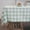 Light Green, variant on Rectangular table tablecloth, stain resistant, durable and wrinkle resistant, suitable for dining room, party, birthday party and wedding decoration, 63"×55", black and green