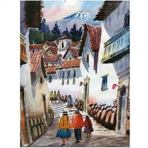 Trademark Fine Art "Cuzco IV" Canvas Art, 24" x 32"