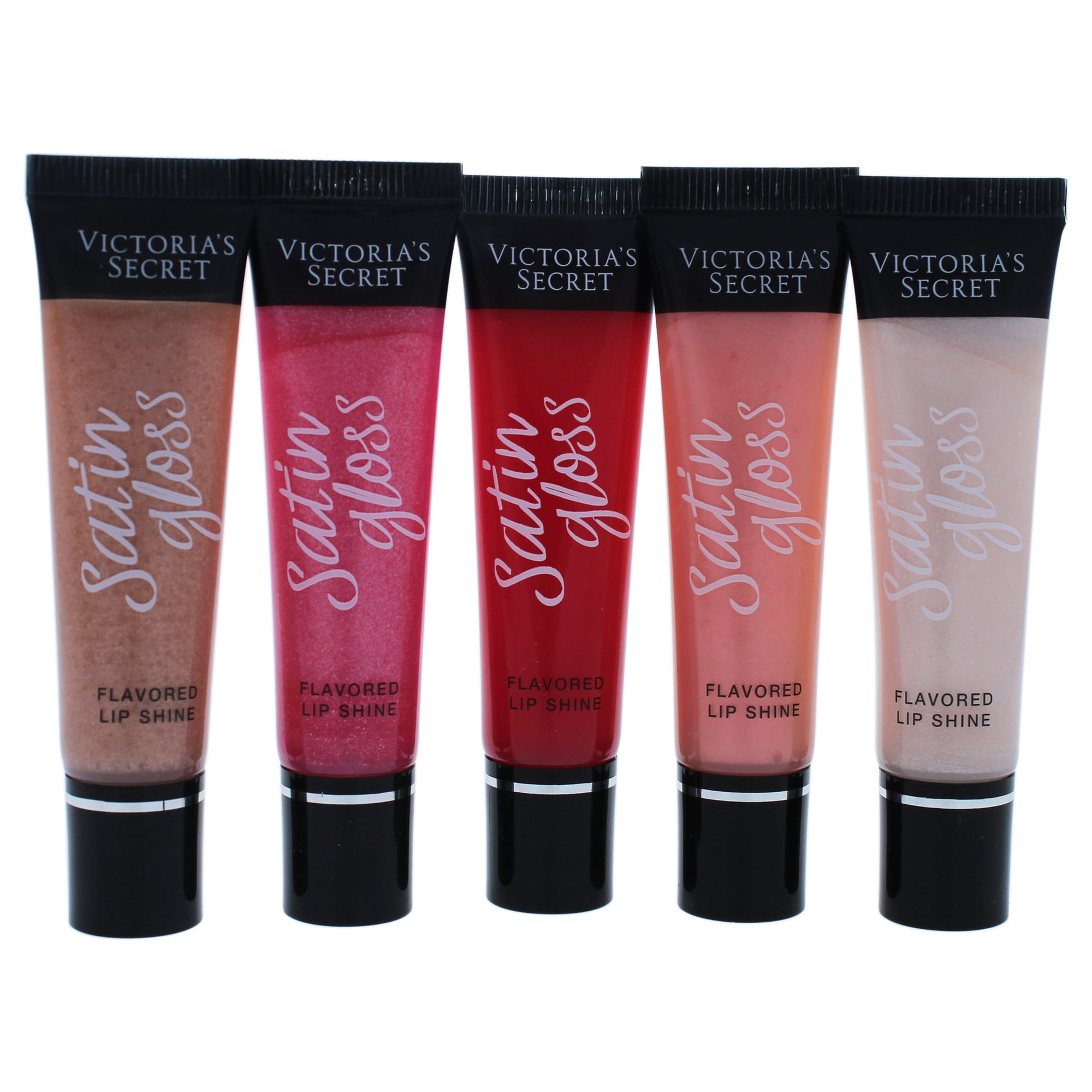 Victoria's Secret - Victorias Secret Satin Lip Gloss Set Women 5 Pc 5 x
